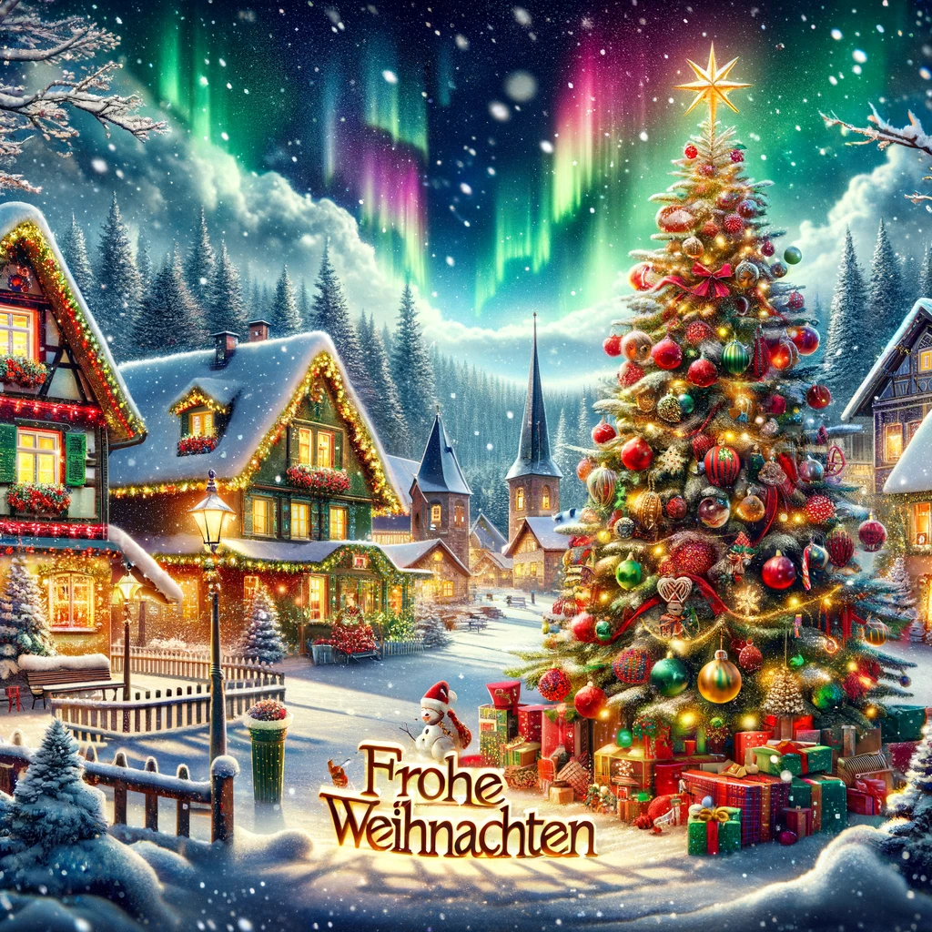 Merry Christmas in German